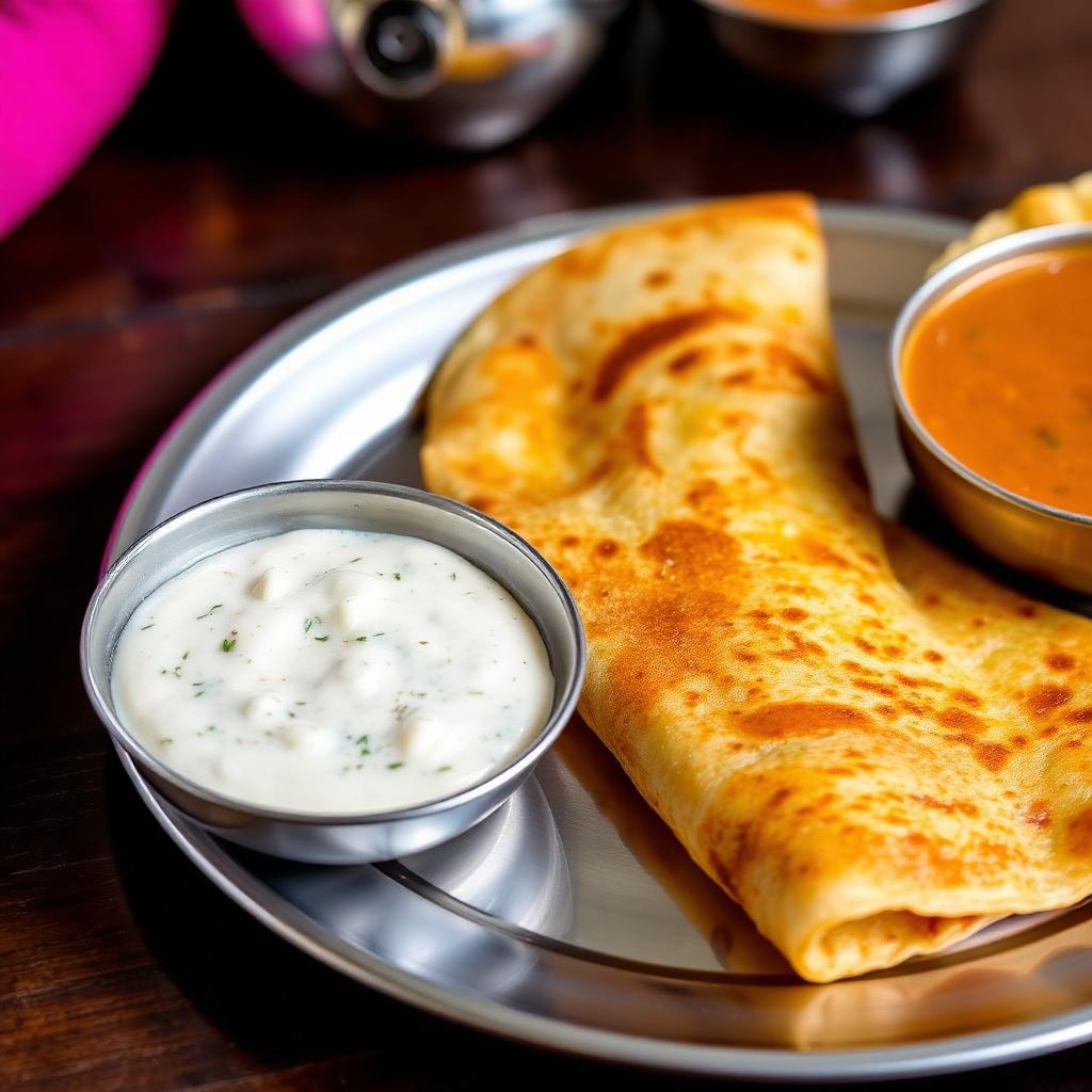 Crispy masala dosa