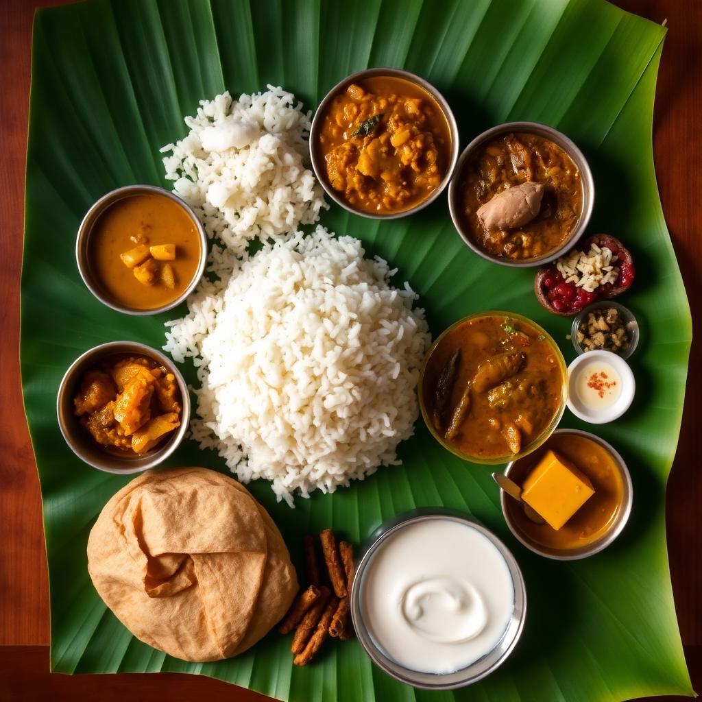Home-style veg thali